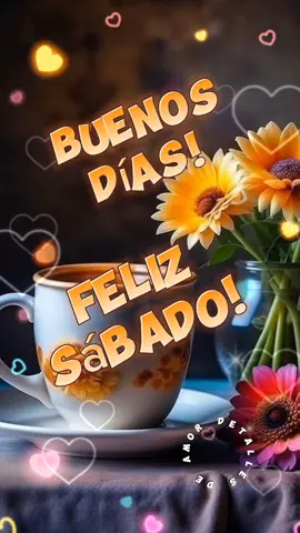 Feliz Sábado!🌻💞🌼#findesemana #felizdia #buenosdias #dios #bendiciones #sabado #amor 
