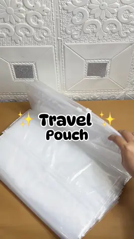 Travel pouch✨ #zipperbag #pouchtravel 