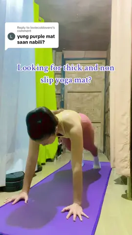 Replying to @loviecoldovero click the yellow basket ☺️ #homeworkout  #yogamat #fypシ゚viral 
