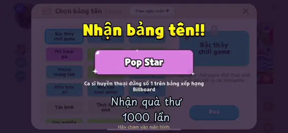 Cách lấy bảng tên 