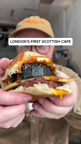 CRAZY FIRST SCOTTISH CAFE IN LONDON  #Foodie #food #Scotland #london #breakfast #cafe #fyp 