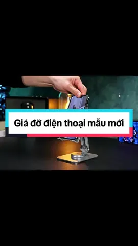 Giá đỡ điện thoại 360 độ mẫu mới, đế thép chắc chắn, thiết kế đẹp, có silicon chống trượt, rất tiện lợi. #giadodienthoaixoay360 #giadodienthoai #giado360do #docongnghe #xuhuongtiktok #viral 