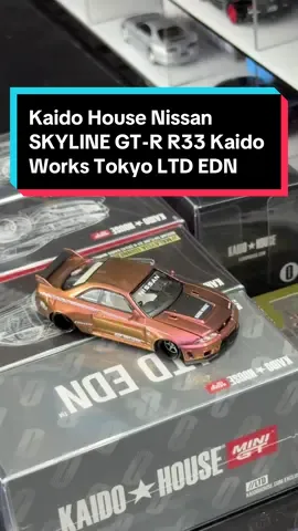 Kaido House Nissan SKYLINE GT-R R33 Kaido Works Tokyo LTD EDN  #alaxgarage #hotwheels #minigt #inno64 #poprace #rlc #jdm #chase #toys #hotwheel #diecast #diorama #hotwheelscollectors #diecastcollector #diecastcars  #hotwheelsofficial #hotwheelsdaily #diecastcollection #magicity #gfans #hotwheelsworld #diecastcustoms #tarmacworks #hotwheelstiktok 