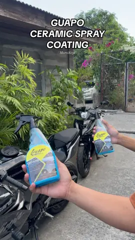 Guapo Ceramic Spray Coating #GuapoSpray #CeramicCoating #SurfyMotorcycle #SideStandCover
