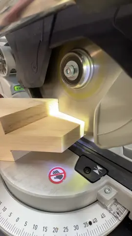 Cutting the angles on knee brace tenons with the @Festool Canada cordless Kapex so they will fit into the mortises  #woodworking #tools #festool 