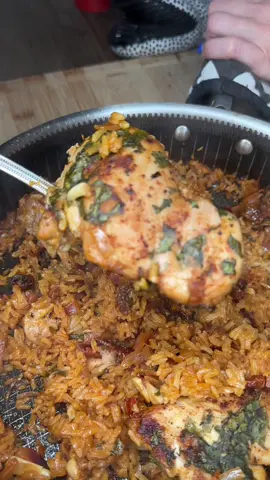 Mediterranean Chicken and Rice One pot meal made with the quality boneless skinless chicken thighs from my ButcherBox! If you haven't ordered from ButcherBox before they are running an incredible promo that you can find linked in my bio!  ButcherBox is convenient, ALWAYS free shipping, no antibiotics, and high quality cut meats.  Here is the recipe: 1 pack of ButcherBox boneless skinless chicken thighs Seasoning blend for chicken thighs: 1 tsp of each: salt, pepper, onion powder, garlic powder, dried parsley, and paprika 1 cup of long grain rice 2 tbsp of olive oil & 1 tbsp of sun dried tomato oil Juice of 1 lemon and zest of 1/2 3-4 tbsp of chopped sundried tomatoes  6 garlic cloves sliced 1/2 of a red onion chopped 2 tbsp of tomato paste 1/2 cup of white wine or dry champagne 1.5 cups of chicken stock Fresh parsley and basil Season the chicken and brown on each side then remove from the pan. In the same pan saute onions, garlic, sun dried tomatoes, and salt & pepper until golden. Zest half of a lemon into the pan and add the juice of the whole lemon. Add in tomato paste and brown it.. Deglaze the pan with wine and add in the rice. Add chicken stock and bring pan to a boil. Add the chicken and its juices back to the pan with parsley and basil. Pop the cover on and bake in a 400°F oven for 45 minutes! And PLEASE check out the amazing promo ButcherBox is offering at the link in my bio or on my story: Users will receive their choice of either 2lbs of grass fed and finished ground beef, 3lbs of organic chicken thighs or 1 lb of grass fed and finished premium steak tips in every box for a year. #ad #onepotmeal #chickenandrice @ButcherBox 