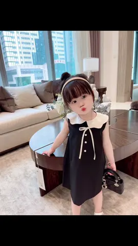 Đầm sát nách cổ sen cho bé gái siêu yêu #thoitrangtreem #dobeyeu #dambegai #damxinh #xuhuong 