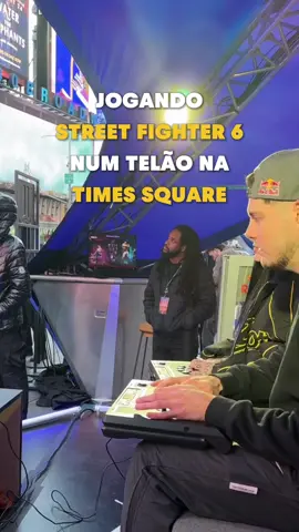 Imagina jogar #StreetFighter6 num telão desse? #redbullkumite #sf6 #streetfighter #gaming #GamingOnTikTok #dicasdejogos 