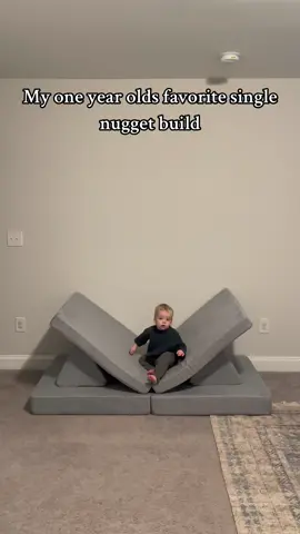Our nugget couch is my toddlers favorite toy at the moment! We use it every single day #nuggetcouch #singlenuggetcouch #nuggetcouchbuild #nuggetbuild #nuggetbuildideas #toddlers #toddlertoys #toddlermom #toddlersoftiktok  Single nugget couch build