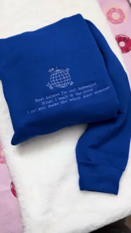 ✨ #SmallBusiness #embroiderybusiness #embroiderymachine #sahm #embroideredsweatshirt #embroidery #embroider #march #sweaterweather #taylorswift #bejeweled #swiftie #erastour #erastourtaylorswift #era #midnights #swift #swifttok #music  @Golden Dove Embroidery 