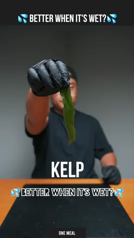 Dehydrated Kelp. #kelp #seaweed #dehydratedfood #asmr #onemeal 