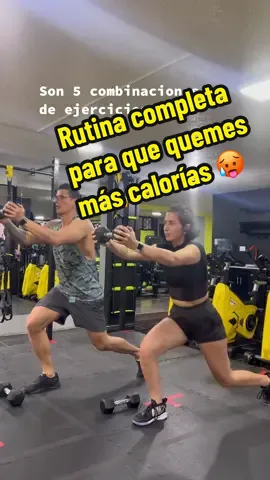 Fortalece todo tu cuerpo y aumenta tu gasto calórico con nuestras rutinas funcionales #funcionaltraining #fullbodyworkout #gym #fit #rutinasdeejercicio #fullbody 
