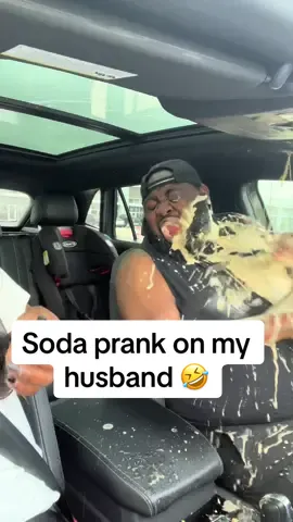 He gonna learn to stop drinking soda 🤣 #sodaprank #soda #reaction #prankwar #fyp #couplegoals #funnyvideos #influencer #couplegoals #couplecomedy 