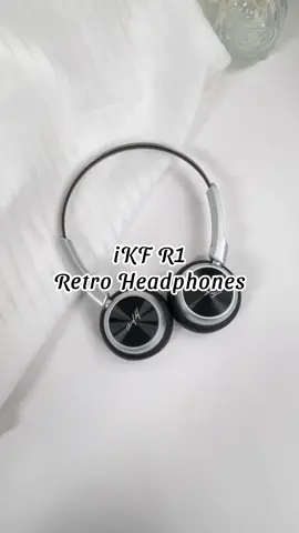 The retro headphones you want 🎧 😍 🎶 #foryou #fyp #vintageheadphones #headphones #retroheadset #amazonfinds #iKF #iKFheadphone #iKFR1 #y2k #OOTD #vintage #retrp #time #foryoupage #4u