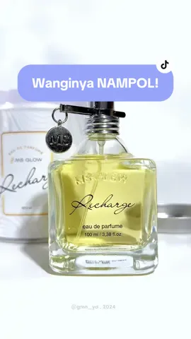 Siapa yang baru tau MS GLOW punya parfum??? Nah ini salah satu yang aku punya parfume Aura series varian Recharge yang wanginya bisa bikin kita ke charge lagi ✨ #msglow #perfume #fyp #CapCut 