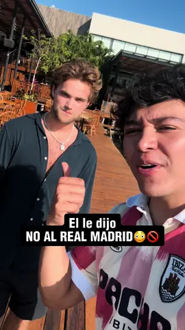 Le dijo que no al Real madrid😳😂 #comedia #realmadrid #futbol 