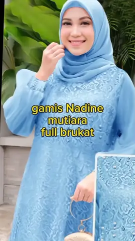 gamis brokat Nadine tampilan mewah#belilokal #ramadhanekstraseru #ramadhan #dress #gamislebaran #viraltiktok 