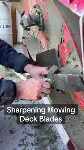 Flipped up the mowing deck on the Ventrac to sharpen the blades and grease it. #build #howto #tools #tractor #construction #DIY #contractor #motivation 