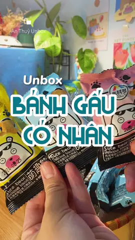 Bánh gấu tuổi thơ này cả nhà #unboxing #unbox #trending #xuhuong #banhgau #banhgaunhankem 