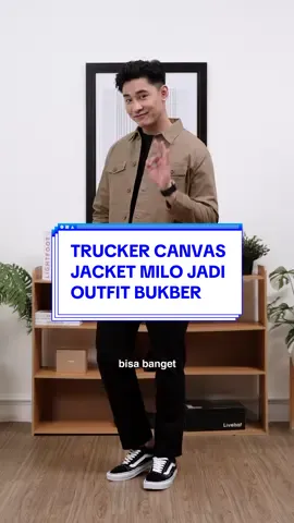 Outfit buka bersama buat kamu tim mager bawa tas 👌🏻 #Livehaf #YourDailyWear #outfitbukber #jaketpria #jaketpremium 