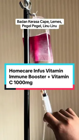 Lagi musim nih keluhan sakit sekeluarga kompak tertular batuk, pilek, meriang, badan lemes cape pegel pegel linu linu 🥺🥺🥺 Homecare infus vitamin immune booster + vitamin c + paracetamol infus + anti radang + DLL  #infusobatlambung #homecarebandung #homecarejakarta #homecare #perawathomecare #perawathomecarebandung #homecareinfusbandung #homecareinfus #perawathomecareinfus #suntikobatlambung #infusvitaminimmunebooster #infusvitamin #infusvitaminbandung #infusvitaminimmuneboosterbandung #perawathomecareinfusbandung #homecaresurabaya #homecarebali #homecarejabodetabek #homecaresemarang #homecaredepok 