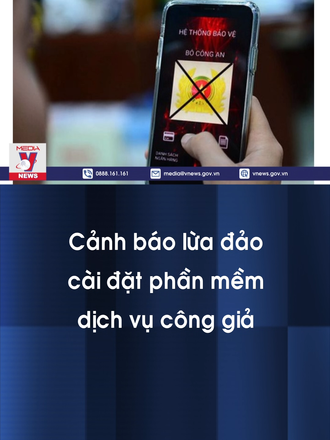 Cảnh báo l.ừ.a đ.ả.o cài đặt phần mềm dịch vụ công giả #dichvucong #canhbao #vnews