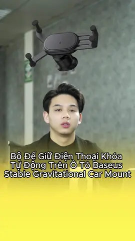 Bộ Đế Giữ Điện Thoại Khóa Tự Động Trên Ô Tô Baseus Stable Gravitational Car Mount #giadodienthoaioto #thanhcongnghe #tiktoktech #baseus #electron 