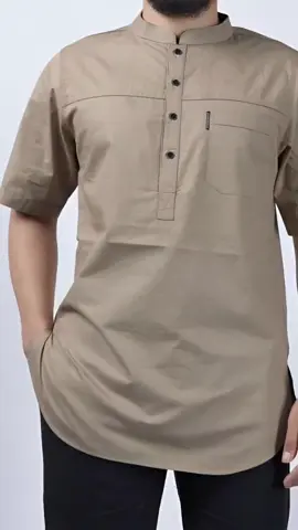 KHOIRUMMAH Koko Kurta Hamzah baju Muslim Pria Dewasa Koko Kurta pakistan Polos Lengan 3/4 #bajupria #bajumuslim #bajukoko 