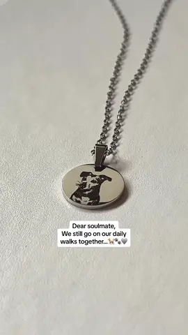 My guidance forever 🐕🐾🩶 #petloss #petlossgrief #petlossawareness #petlossgriefjourney #memorialjewelry #silvernecklace #dogloverforever #souldog #memorialjewelry #personalizedjewelry #foreverjewerly #handmadejewellery #handmadenecklace #personalizedgift #voorjoupagina #voorjou #vj #fyp #foryou #rouwverwerking #rouwproces 