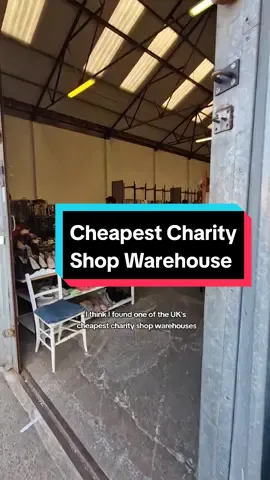 is this the uks cheapest charity shop warehouse? #charityshop #charityshophaul #charityshopuk #thrifted #thrifting #tiktok #fyp #shopping #francescacharityshop #sustainable #cheap #outfit 