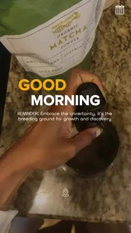 Embrace life's uncertainties 🌱🍵 Every twist and turn is an opportunity for growth and discovery. Embrace the unknown and watch yourself bloom. #Lifestyle #wellness #matcha #motivation #reminder #sunday #morning #CapCut 