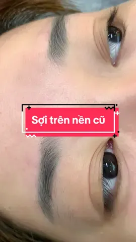 Cover sợi trên nền trổ xanh đậm. Lên sợi vẫn rất nét nèn nẹt nhé 😎#soisaubong #phunxamthammychuyennghiep #PMU #chanmaydep #Ombre #hairstroke #shading #chanmaydeptunhien #deptunhiennhungkhongtunhienmadep #phunuhienđai #thaydoibanthan 