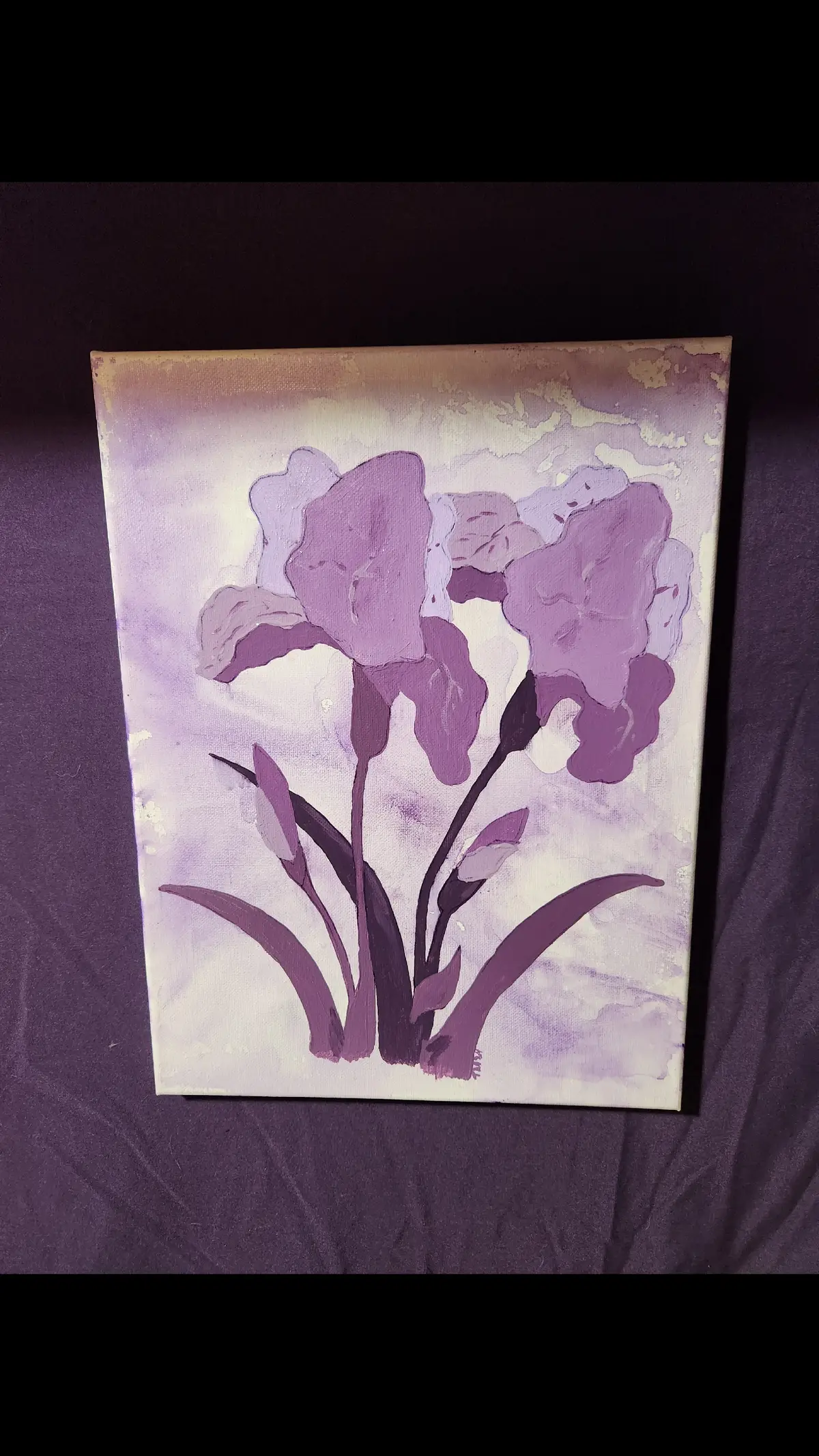 My most recent mixed media, watercolor and acrylic. #ArtTherapy 