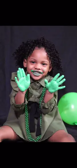 Happy 3rd birthday to my daughter Xyla 🍀🍀💕 #stpaddysday 