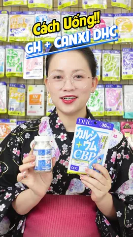Cách kết hợp viên uống GH Creation EX+ và viên uống Canxi DHC Nhật Bản sao cho hiệu quả!#imochi #megaone #gh #canxi #tangchieucao 