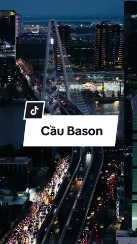 Cầu Bason về đêm #caubason #saigon #flycam 