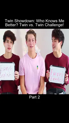Part_2 Twin Showdown Who Knows Me Better Twin vs Twin Challenge