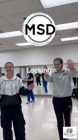 TECHNIQUE LOCKING Nos troupes Stepback, Flashback et The Wicked ont eu la chance de s’entraîner avec Laurie pour apprendre le Locking! 💕 #locking #funk #dance #danceschool #msd #views #challenge #trend #fyp 