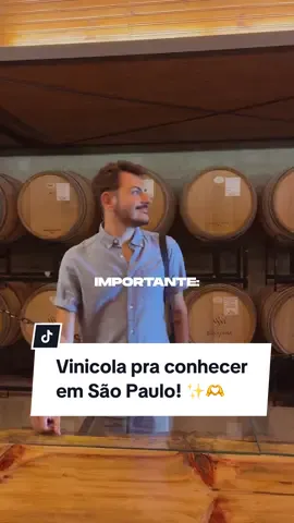 A gente torceu um pouco o nariz quando sugeriram pra gente visitar uma vinícola. Tínhamos, num preconceito besta, de que todo vinho brasileiro era doce e o rolê cafona. Mas foi uma bela surpresa o que encontrei na Santa Maria. A fazenda produz o Brandina, um vinho que tem vários prêmios internacionais e a estrutura da fazenda é fantástico, com um restaurante delicioso. Fica ali em São Bento do Sapucaí, a três horinhas da capital, e vale muito a visita! Marca aí o @ de quem vai te levar pra conhecer 🫶✨🍷 #vinicola #saobentodosapucai #viagem #turismo #vinho #dicas #fyy #fyp #foryoupage 