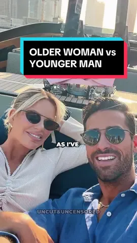Everyone is so interested on how it works the dynamic of an older woman with a youger man. #uncutanduncensored #olderwoman #agegap #linkinbio  
