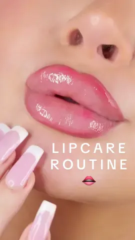 lipcare routine 👄 #lips #lipcare #lipcareroutine #lipcareproducts #lipexfoliator #lipsASMR #ASMR 
