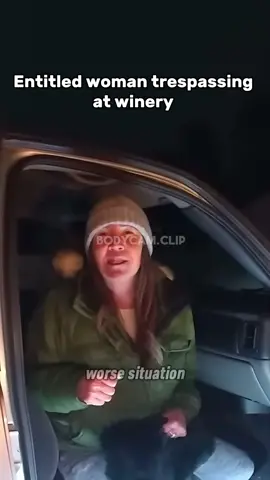 After refusing to leave a winery well past closing, winery owners called the police on an intoxicated woman. The woman has a suspended license and refused for anyone to come pick her up, she was then arrested. #bodycamera #fypシ #duiarrest #policecam 
