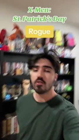 One day i’ll learn an accent #xmen #stpatricksday #comics #marvel #gambit #rogue #nightcrawler #banshee #cyclops #psylocle #colossus 