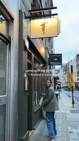a london restaurant perfect for intimate dinners, your next date night or a special catch up with your girls!! 🍷 highly recommend firebird in soho for your next London dinner spot #londonrestaurants #londonfoodspots #londonfood #londoneats 