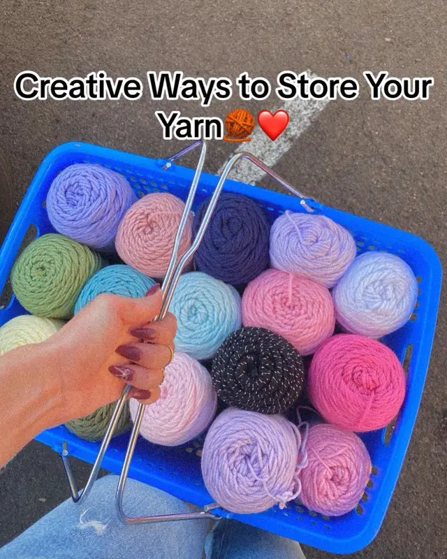Inspired by pinteest. I thought these were some pretty cool ideas to organize your yarn. #yarn #crochet #knit #crochettok #knittok #yarnstash #yarnorganizing #crochetartist #fyp #foryou #foryoupageofficiall #foryou 