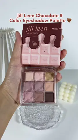 The only chocolate you need for your everyday makeup look 🤎🍫 Indulge in the sweetest shades with Jill Leen Chocolate 9 Color Eyeshadow 🤎 #cbeauty #jillleen #BeautyTok #foryou #makeup #chocolate 