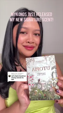 Replying to @Tom | Perfumes & Characters tim @Mykonos be like: let’s go to the lab and make a perfume especiallly tailored for user meisya on the internet 🧑‍🔬🔬 btw denger-denger Mykonos - Utopia ini udah available for sale online loh 😙 #mykonosutopia #reviewparfum #parfumlokal #perfumetok #mykonos 