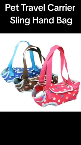 Pet Travel Carrier Sling Hand Bag #travelpetcarrier #pets #petcarrier #petcarrierbag #pettravelbag #dog 