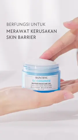 ✨5X Ceramide Moisture Gel as the essential choice for skin barrier✨  Sebagai solusi #1 untuk permasalahan skin barrier, moisturizer ini dapat digunakan pada semua tipe kulit, lho! Moisturizer ini menjadi favorit Skintizen karena ringan, cepat menyerap, tidak berminyak, dan pastinya tidak lengket!🤩 Berikan 3 kata untuk moist ini di komen ya🫶🏻 #skintific #skintificid #5xceramide 