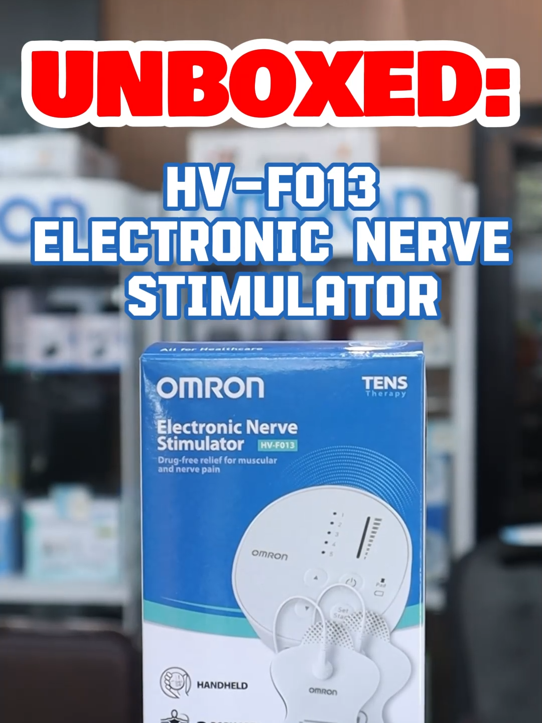 Let's unbox the Omron HV-F013 Electronic Nerve Stimulator and dive into the innovative world of pain relief and relaxation. Get yours now at Famousbrands-ph.com #unboxing   #Omron #famousbrandsstoreph   #massager #electronic #store #outlet   #fyp   #medical #tiktok